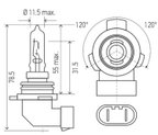 Hella 9012LL Daytime Running Light Bulb - High Beam, High Beam and Low Beam or Low Beam - view 2