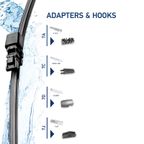 Hella 9XW358179151 Wiper Blade - Rear - view 1