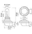 Optilux H71070792 Headlight Bulb - High Beam or High Beam and Low Beam - view 6