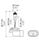 Optilux H71071182 Cornering Light Bulb - Front - view 6
