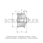 INA EA0017 Alternator Decoupler Pulley - view 4