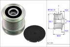 INA EA0165 Alternator Decoupler Pulley - view 3