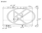Koyorad A2414 Radiator - view 2