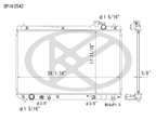 Koyorad A2542 Radiator - view 2