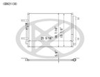 Koyorad CD821138 A/C Condenser - view 1