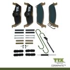 Mevotech TXBCP1012 Disc Brake Pad Set - Rear - view 5
