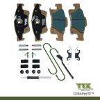 Mevotech TXBCP1498 Disc Brake Pad Set - Rear - view 5