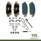 Mevotech TXBCP1707 Disc Brake Pad Set - Rear - view 5