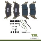 Mevotech TXBCP1790 Disc Brake Pad Set - Rear - view 5