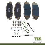 Mevotech TXBCP2186 Disc Brake Pad Set - Rear - view 5