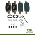 Mevotech TXBCP2370 Disc Brake Pad Set - Rear - view 5