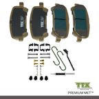 Mevotech TXBPM1806 Disc Brake Pad Set - Rear - view 5