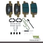 Mevotech TXBPM2370 Disc Brake Pad Set - Rear - view 5