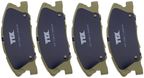 Mevotech TXBPP1767 Disc Brake Pad Set - Front - view 1