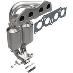 MagnaFlow 452013 Catalytic Converter with Integrated Exhaust Manifold - Front - view 1