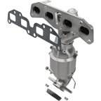MagnaFlow 452019 Catalytic Converter with Integrated Exhaust Manifold - Front - view 1