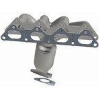 MagnaFlow 452027 Catalytic Converter with Integrated Exhaust Manifold - Front - view 3