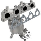MagnaFlow 452029 Catalytic Converter with Integrated Exhaust Manifold - Front - view 1
