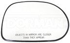 Dorman 56615 Door Mirror Glass - Right - view 1