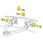 Moog K6302 Alignment Caster / Camber Kit - Front Upper - view 3
