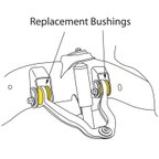 Moog K6669 Alignment Camber Bushing - Front Upper - view 3