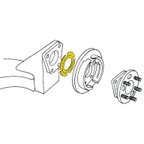 Moog K7264-3 Alignment Shim - Rear - view 2