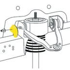Moog K80277 Alignment Camber Caster Cam - Front Upper - view 2