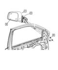 Mopar 5SG19TZZAF Door Mirror - Left - view 5