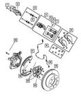 Mopar 68049153AB Disc Brake Caliper Pin Kit - view 3