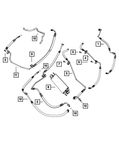 Mopar 68217583AA Power Steering Pressure Hose - view 2