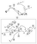 Mopar 68229384AA Fuel Injection Fuel Feed Pipe - view 4