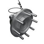 Mopar 68292887AA Wheel Bearing and Hub Assembly - Front - view 2