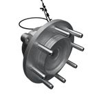 Mopar 68292887AB Wheel Bearing and Hub Assembly - Front - view 2