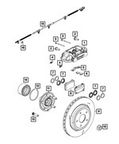 Mopar 68367044AC Disc Brake Caliper - Front Right - view 3