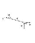 Mopar 68414804AB Suspension Track Bar - Rear - view 4