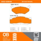 MPA Electrical 1000-0084M Disc Brake Pad Set - Front - view 5