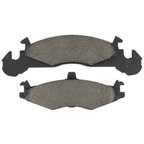 MPA Electrical 1000-0221M Disc Brake Pad Set - Front - view 1