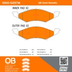 MPA Electrical 1000-0257M Disc Brake Pad Set - Front - view 5