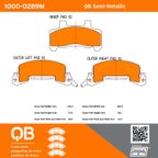 MPA Electrical 1000-0289M Disc Brake Pad Set - Front - view 5