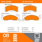 MPA Electrical 1000-0310M Disc Brake Pad Set - Front - view 5