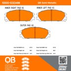 MPA Electrical 1000-0334M Disc Brake Pad Set - Front - view 5
