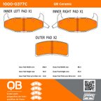 MPA Electrical 1000-0377C Disc Brake Pad Set - Rear - view 5