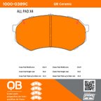 MPA Electrical 1000-0389C Disc Brake Pad Set - Front - view 5