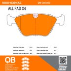 MPA Electrical 1000-0394AC Disc Brake Pad Set - Front - view 5