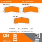 MPA Electrical 1000-0401M Disc Brake Pad Set - Rear - view 5