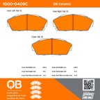 MPA Electrical 1000-0409C Disc Brake Pad Set - Front - view 5