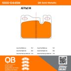 MPA Electrical 1000-0445M Disc Brake Pad Set - Rear - view 5