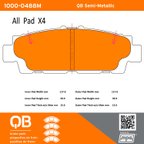 MPA Electrical 1000-0488M Disc Brake Pad Set - Rear - view 5