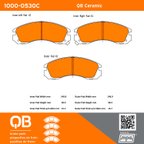 MPA Electrical 1000-0530C Disc Brake Pad Set - Front - view 5