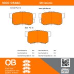 MPA Electrical 1000-0536C Disc Brake Pad Set - Rear - view 5
